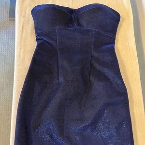 NWT - GUESS - Strapless Lurex Bonded Dress